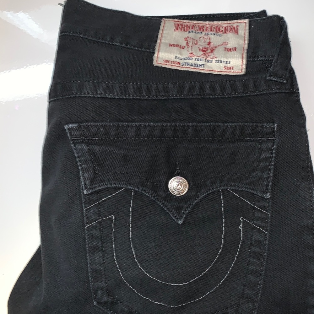 True Religion Jeans Straight Black